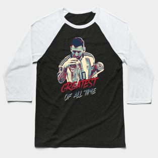 Pop Leo Messi Goat Baseball T-Shirt